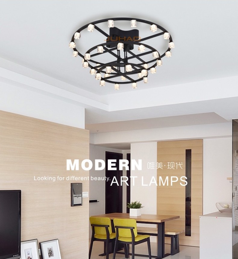 亦凌VA5-12266-800+600+400简约铝材亚克力吸顶灯