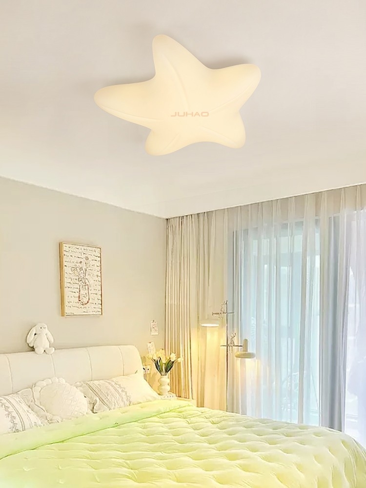 JH-VA5-6019-500 奶油风海王星吸顶灯儿童房ins网红创意卧室全光谱吸顶灯