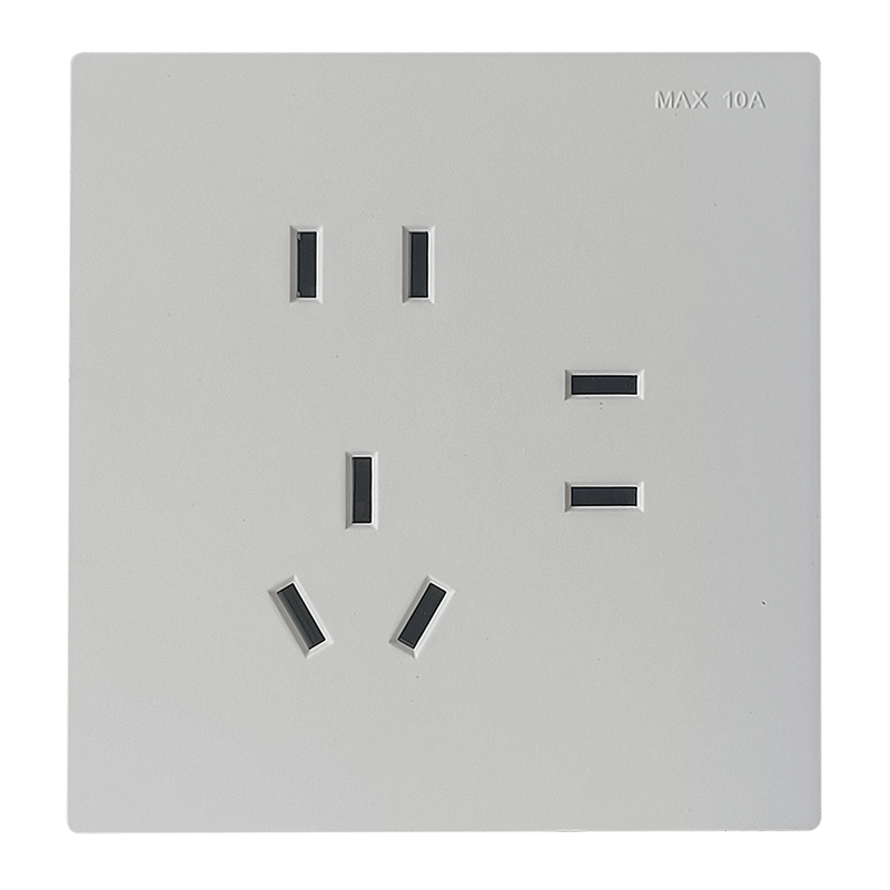 N7仕系列二二三极插座（珍珠白）